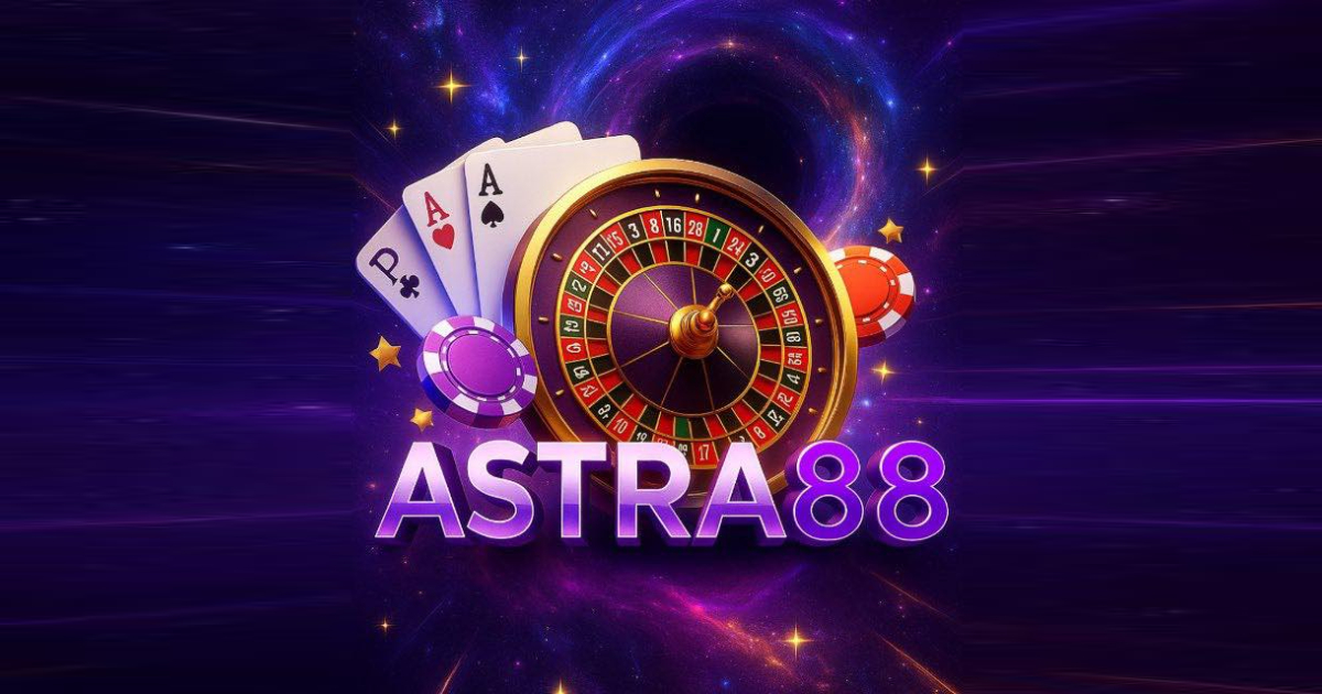 Main banner of Astra88 Casino showing fast GCash transactions and mobile platform access